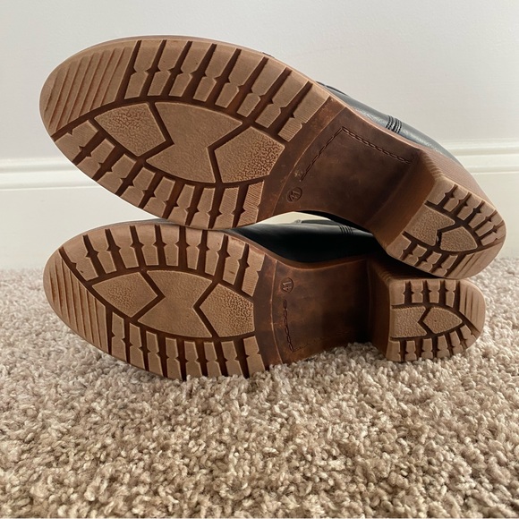 Black and Brown European Ankle Booties Size 41 Size 10.5 - Picture 6 of 11